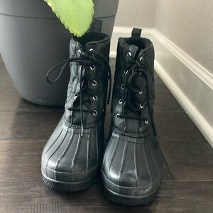 Sperry Top-Sider Gosling Duck Boots Black, Size 8